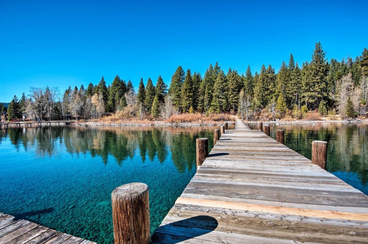 Modern Lakeside Cabin Walk To Dock And Tahoe City Exterior foto
