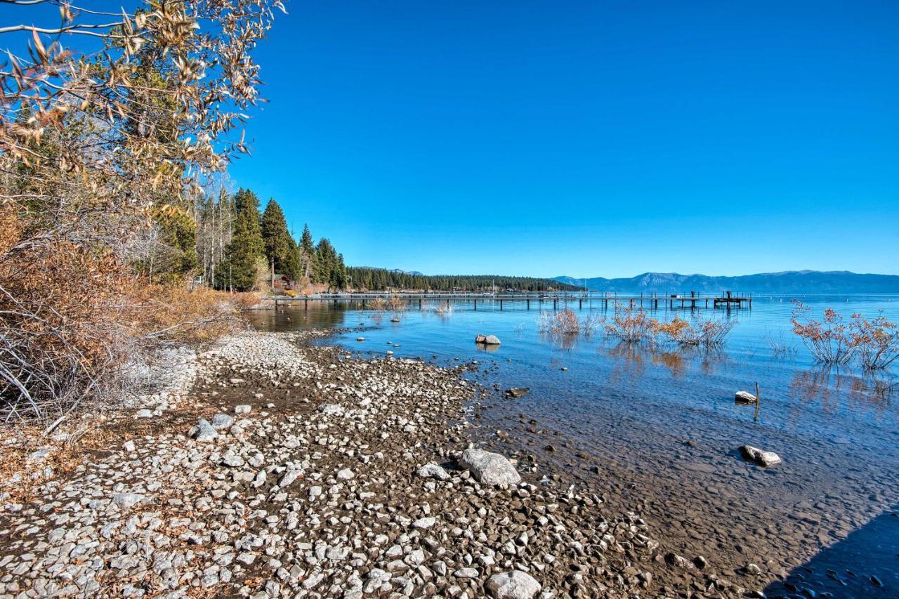 Modern Lakeside Cabin Walk To Dock And Tahoe City Exterior foto